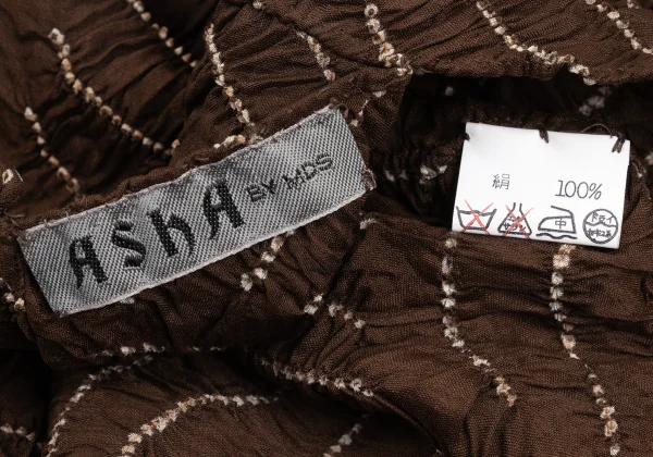 ASHA BY MDS Silk Shirred Design T-shirt K-172452_014