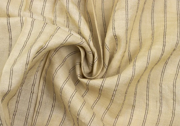 ASHA BY MDS Cotton Stripe Patch No Collar Shirt K-172456_016