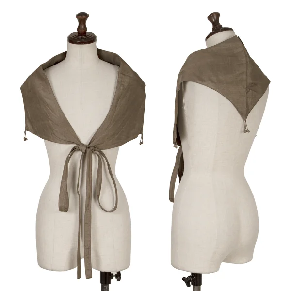 Unbranded Fringe Design Collar Mocha  K-172460_001