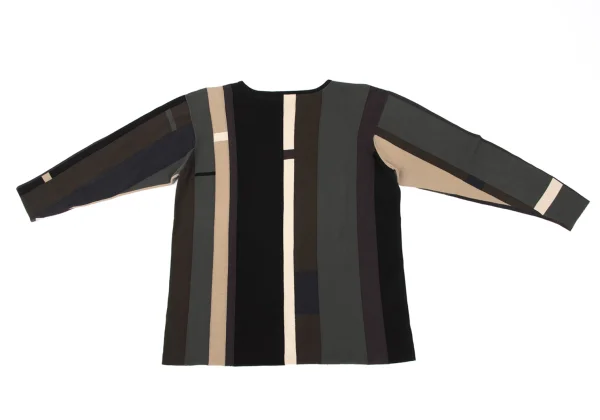 JURGEN LEHL Cototn Stripe Knit Top K-172461_013