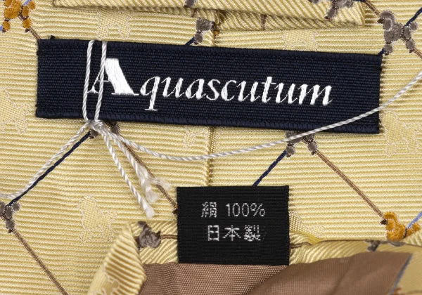 Aquascutum Dog Embroidered Tie K-172462_008