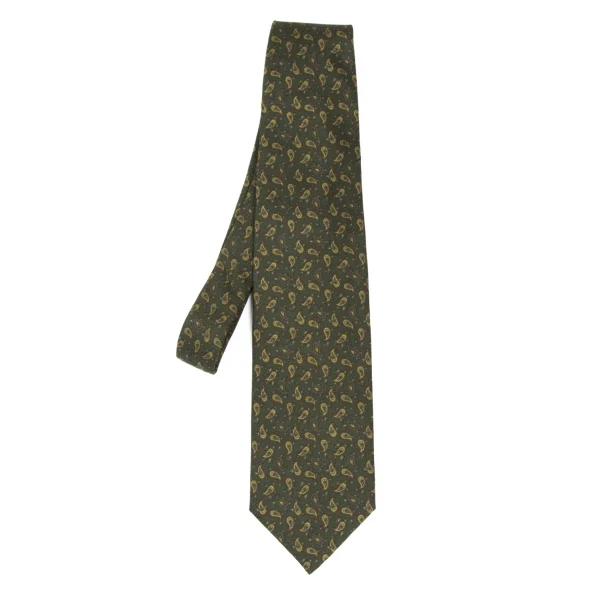 Papas Paisley Tie Khaki  K-172463_001