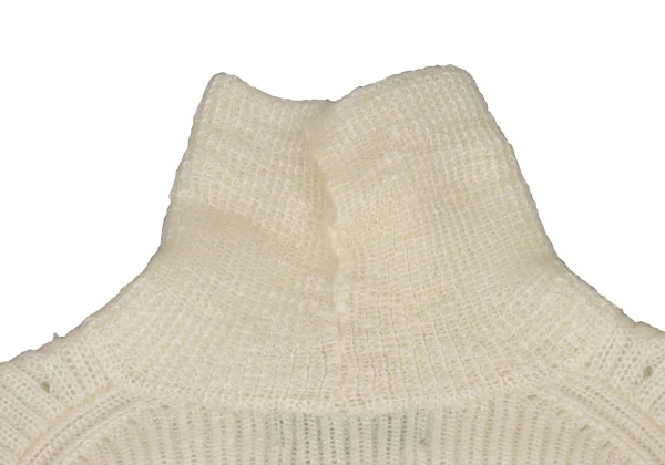tricot COMME des GARCONS Mohair Rib Turtle Neck Sweater K-172464_010