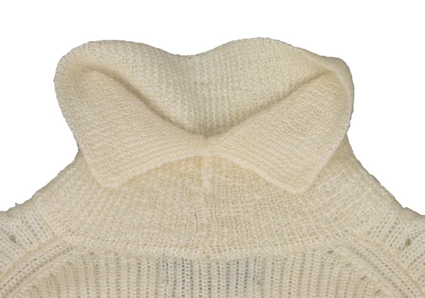 tricot COMME des GARCONS Mohair Rib Turtle Neck Sweater K-172464_011