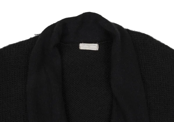 Yohji Yamamoto×THE GINZA STORY Sleeve Re-knitting Stole Neck Knit Sweater K-172469_005