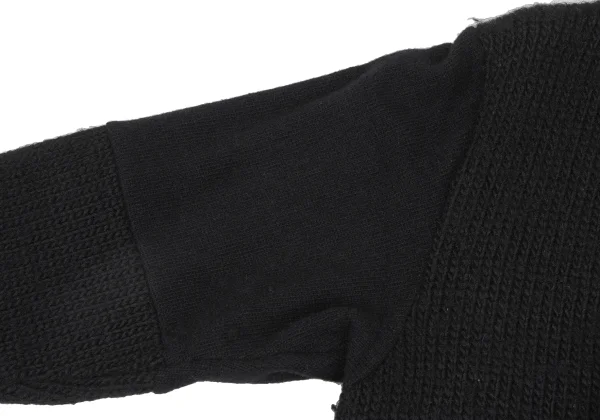 Yohji Yamamoto×THE GINZA STORY Sleeve Re-knitting Stole Neck Knit Sweater K-172469_007