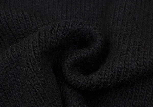 Yohji Yamamoto×THE GINZA STORY Sleeve Re-knitting Stole Neck Knit Sweater K-172469_013