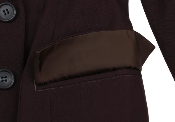 Yohji Yamamoto×THE GINZA STORY Wool Lapel Design Double Jacket K-172470_012