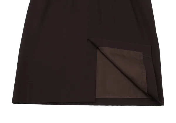 Yohji Yamamoto×THE GINZA STORY Wool Back Slit Skirt K-172471_011
