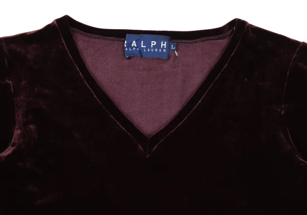 Ralph Lauren Velour V-neck Top K-172474_003