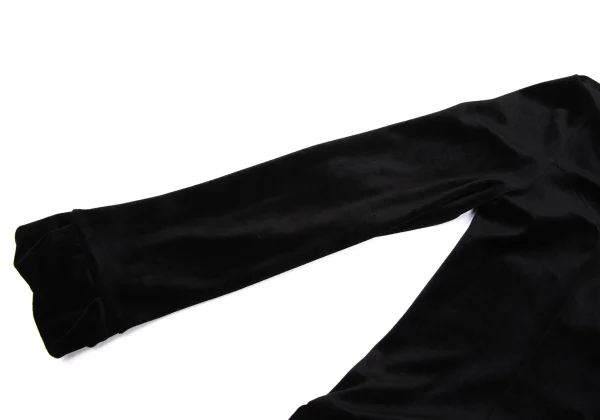 NARACAMICIE Ruffled Velour Blouse K-172475_006