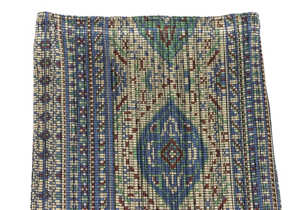 PLEATS PLEASE Persian Pattern Fringe Skirt K-172478_003
