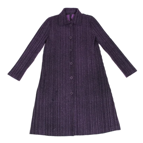 PLEATS PLEASE Brushed Pleated Coat K-172479_002