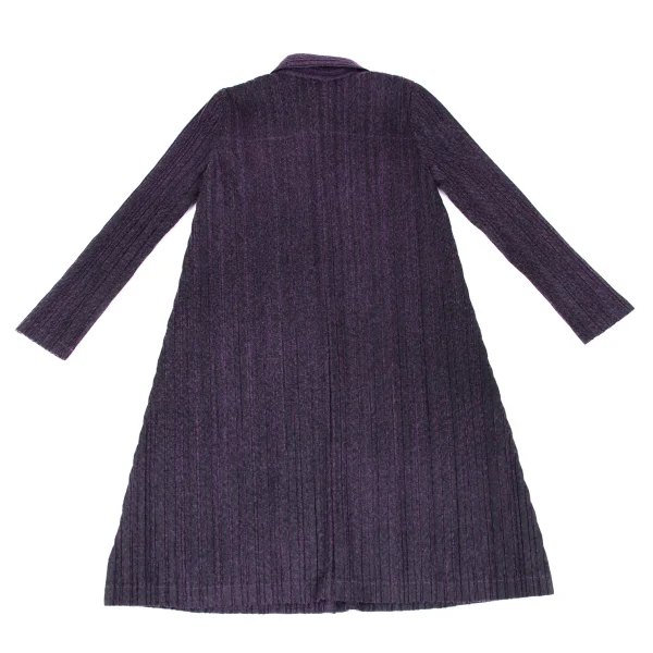 PLEATS PLEASE Brushed Pleated Coat K-172479_011