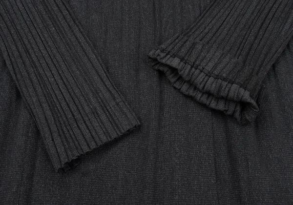 PLEATS PLEASE Poly Cotton Pleats Short Hooded Coat K-172482_009