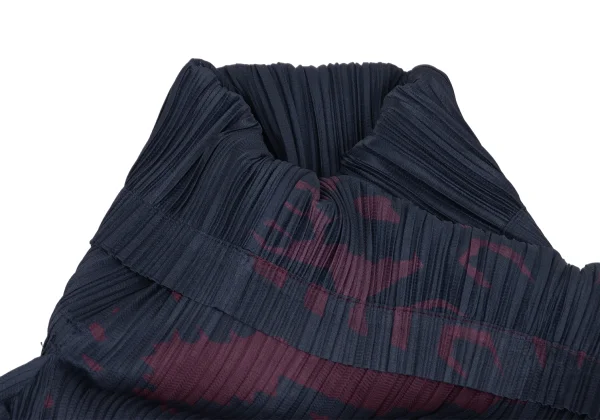 PLEATS PLEASE Graphic Print Buttonless Cardigan K-172484_004
