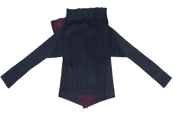 PLEATS PLEASE Graphic Print Cardigan & Dress K-172486_009