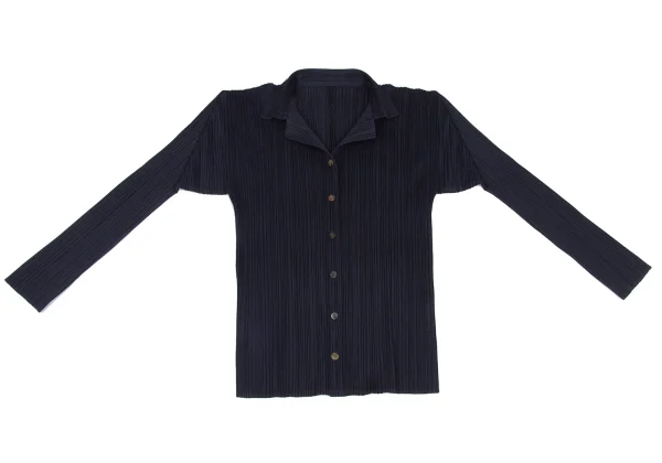 PLEATS PLEASE Pleats Open Collar Shirt K-172487_002