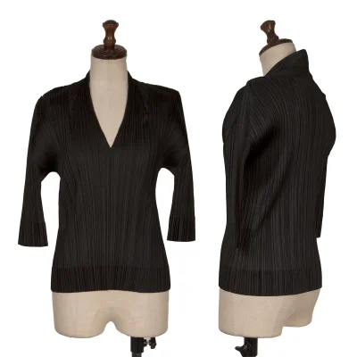 PLEATS PLEASE Hem Switching Skipper Top