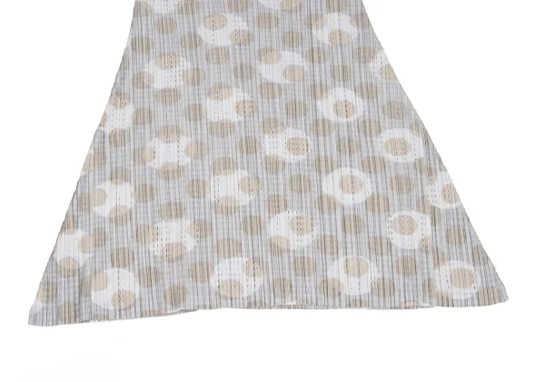 PLEATS PLEASE Dot Cutting Sleeveless Flare Tunic K-172489_006