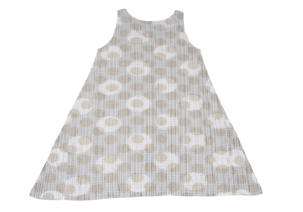 PLEATS PLEASE Dot Cutting Sleeveless Flare Tunic K-172489_008