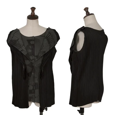PLEATS PLEASE Kitchen Tool Print Layered Design Top