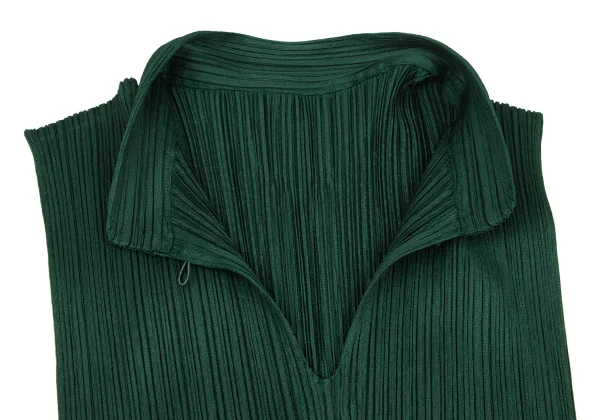 PLEATS PLEASE Chinese Buttons Sleeveless Dress K-172493_006