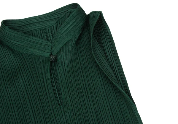 PLEATS PLEASE Chinese Buttons Sleeveless Dress K-172493_007