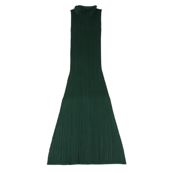 PLEATS PLEASE Chinese Buttons Sleeveless Dress K-172493_010