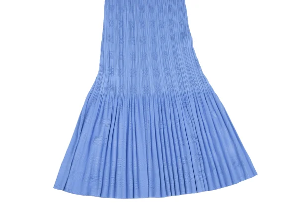 PLEATS PLEASE Mesh Check Pleats Flare Dress K-172494_008