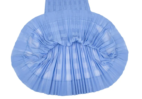 PLEATS PLEASE Mesh Check Pleats Flare Dress K-172494_009