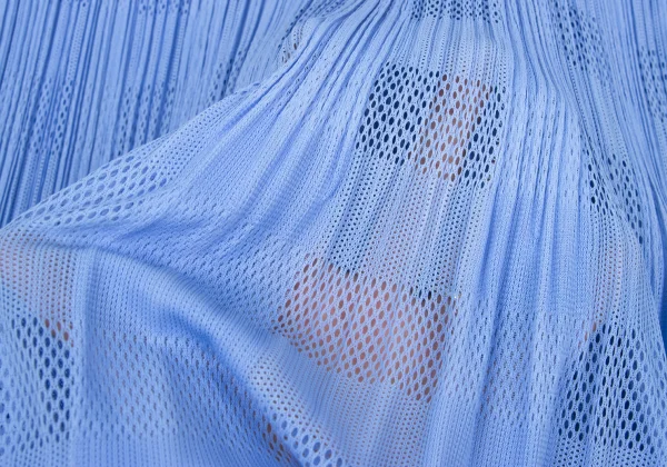 PLEATS PLEASE Mesh Check Pleats Flare Dress K-172494_011