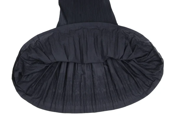 PLEATS PLEASE Hem Floral Taping Pleated Sleeveless Dress K-172495_008