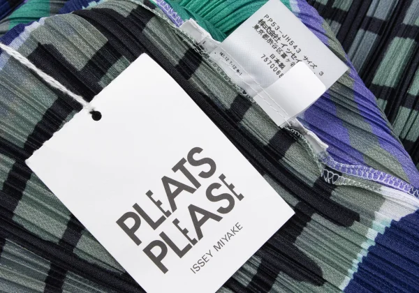 PLEATS PLEASE Graphic Print Sleeveless Dress K-172496_011