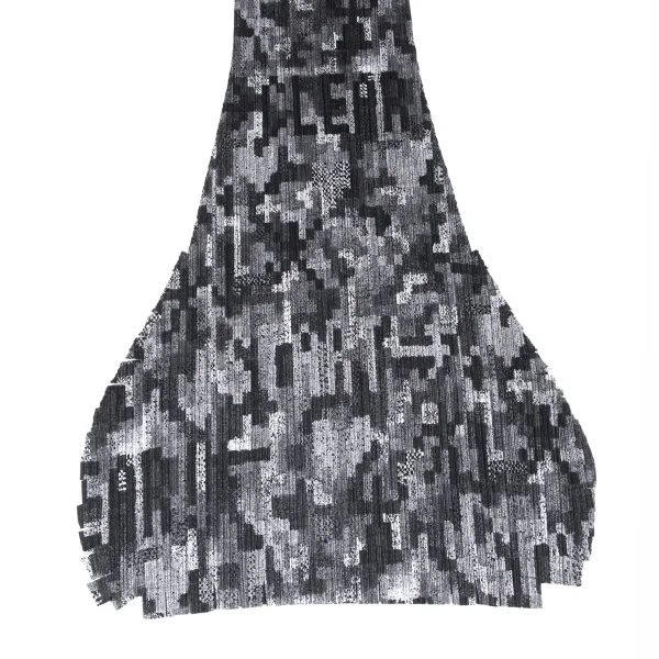 PLEATS PLEASE Cutting Design Mosaic Print Sleeveless Dress K-172497_006