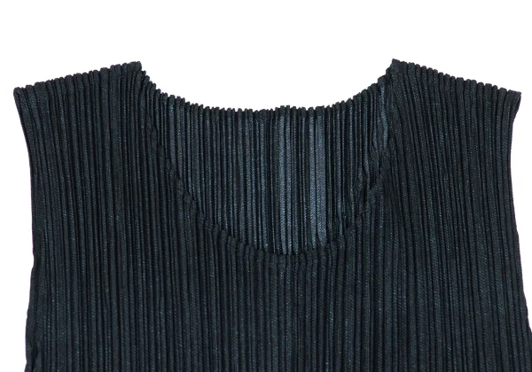 PLEATS PLEASE Transfer Print Patch Pocket Sleeveless Dress K-172498_004