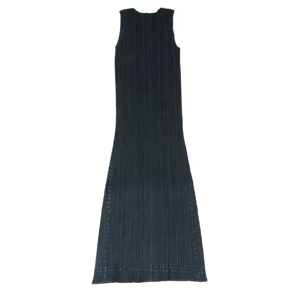 PLEATS PLEASE Transfer Print Patch Pocket Sleeveless Dress K-172498_009