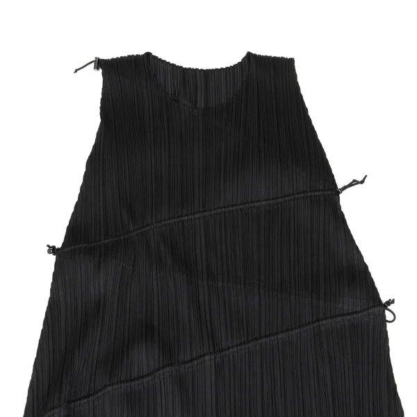 PLEATS PLEASE Drawcord Design Sleeveless Dress K-172499_003
