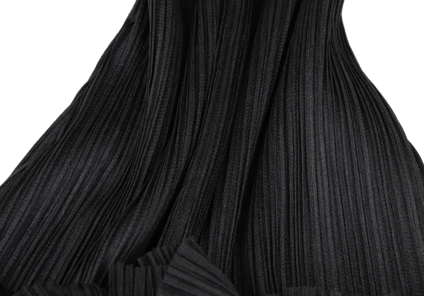 PLEATS PLEASE Mesh Ruffle Hem Sleeveless Dress K-172500_012