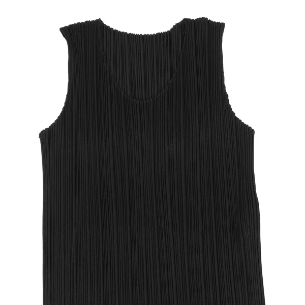 PLEATS PLEASE Side Slit Sleeveless Dress K-172502_003