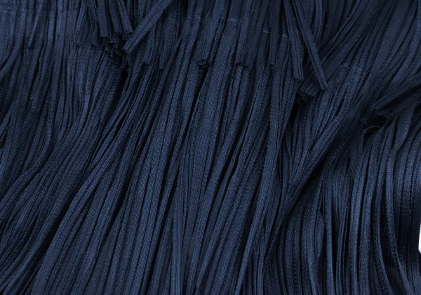 PLEATS PLEASE Fringe Design Sleeveless Dress K-172503_010