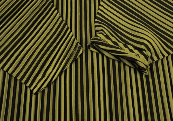 PLEATS PLEASE Bicolor Striped Wide Top K-172508_006