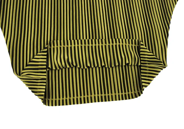PLEATS PLEASE Bicolor Striped Wide Top K-172508_008