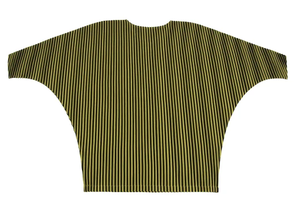 PLEATS PLEASE Bicolor Striped Wide Top K-172508_009