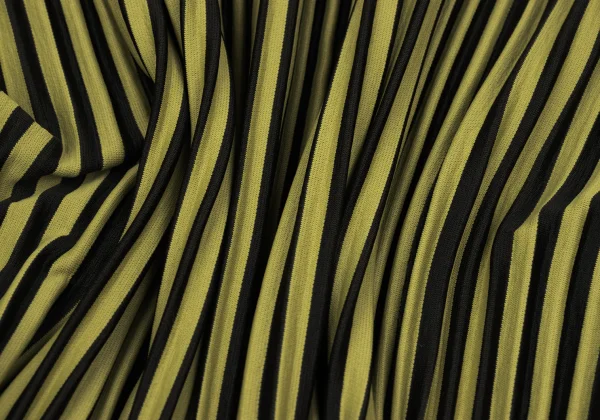 PLEATS PLEASE Bicolor Striped Wide Top K-172508_010