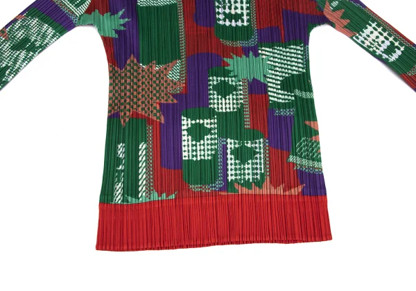 PLEATS PLEASE Graphic Print T-shirt K-172510_007