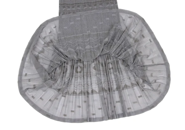 PLEATS PLEASE Geometric Mesh Pleats Skirt K-172515_006
