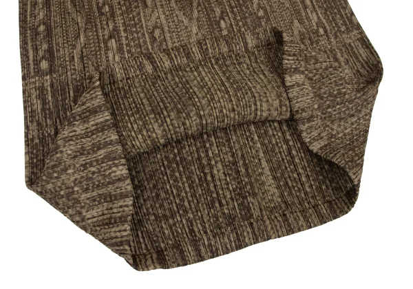 PLEATS PLEASE Cable Knit Print Skirt K-172516_006