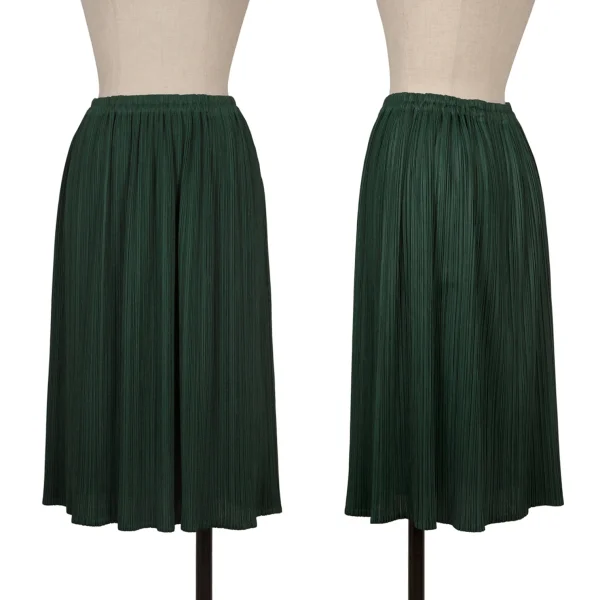 PLEATS PLEASE Pleats A-line Skirt Green 3 K-172517_001