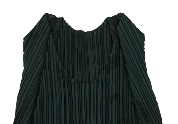 ISSEY MIYAKE FETE A-POC Jacquard Permanent Pleats Gradation Dress K-172521_004